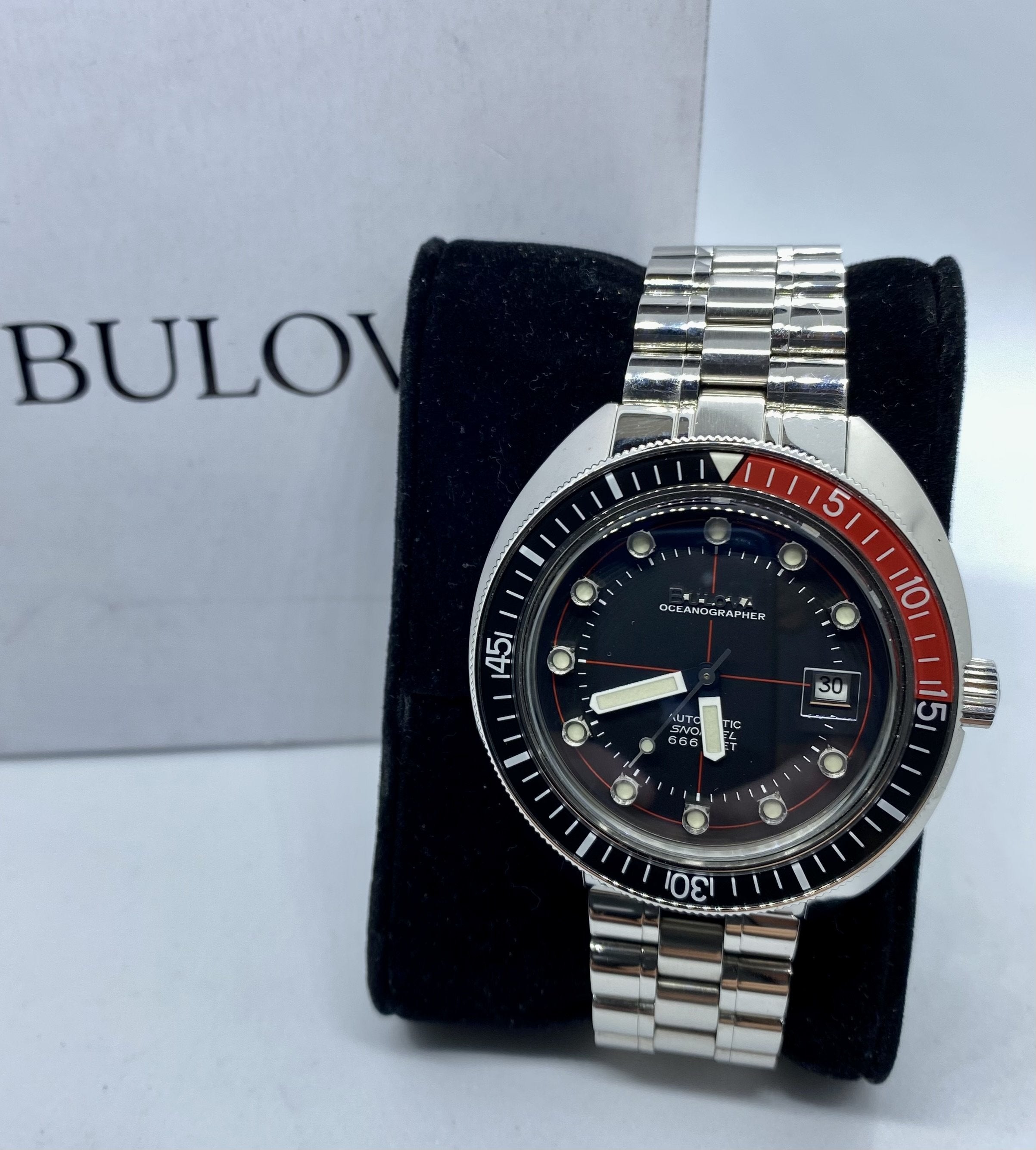 Bulova oceanographer clearance devil diver 98b320