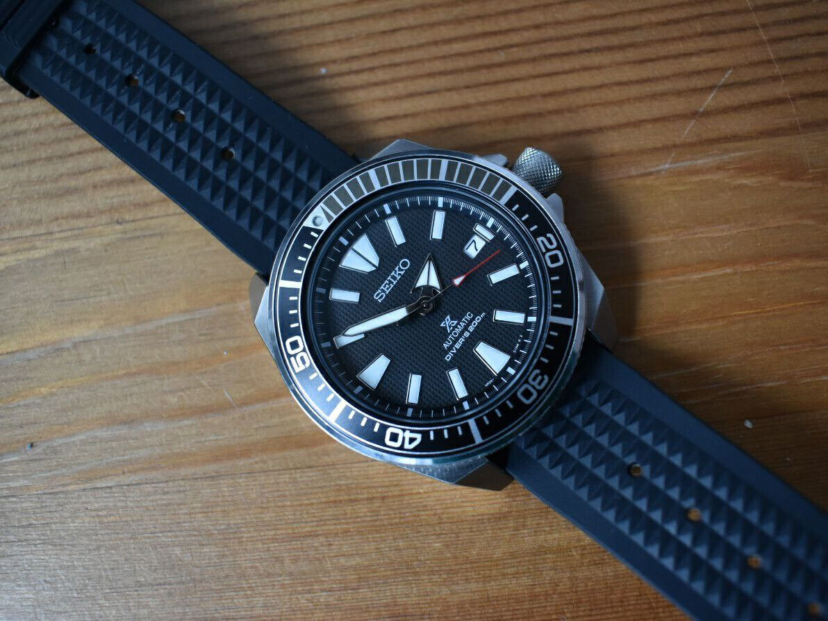 Seiko Samurai Dive Watch Prospex Diver's SRPF03K1, Uncle Seiko Bracelet,  Diver | WatchCharts