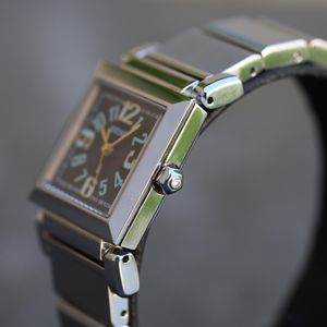 Seiko Solar Scuba 200m Men's Titanium Diver Watch 5K25-0A10 From