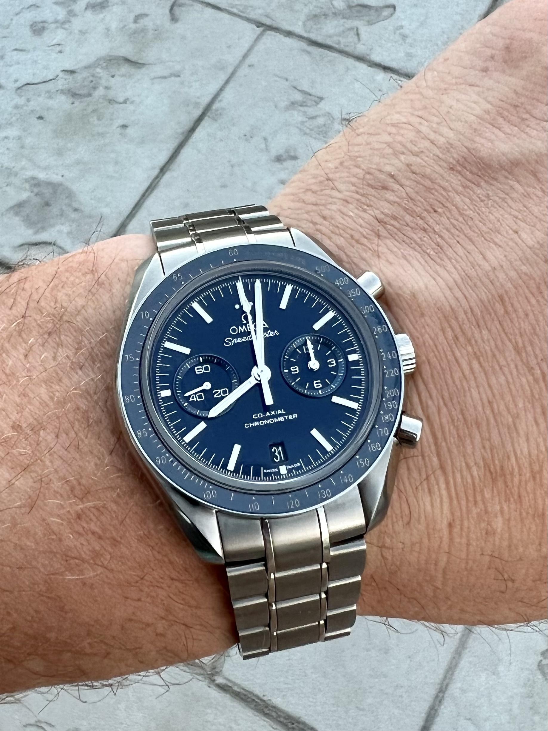 FS Omega Speedmaster Titanium Blue WatchCharts Marketplace