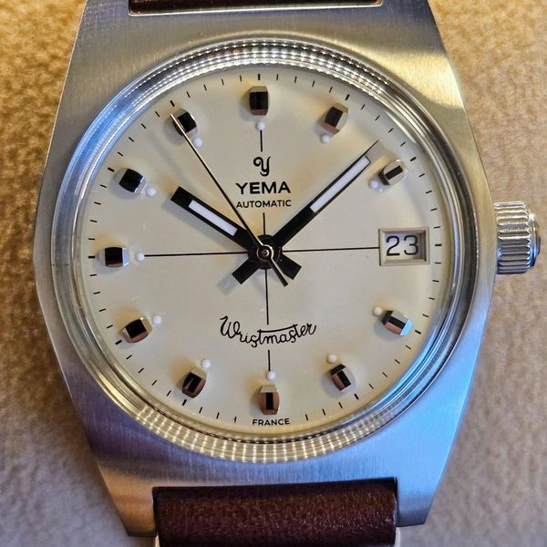 Montre Bracelet Yema Adventurer Automatique Date - Ancienne Et Fonctionnelle - P1537