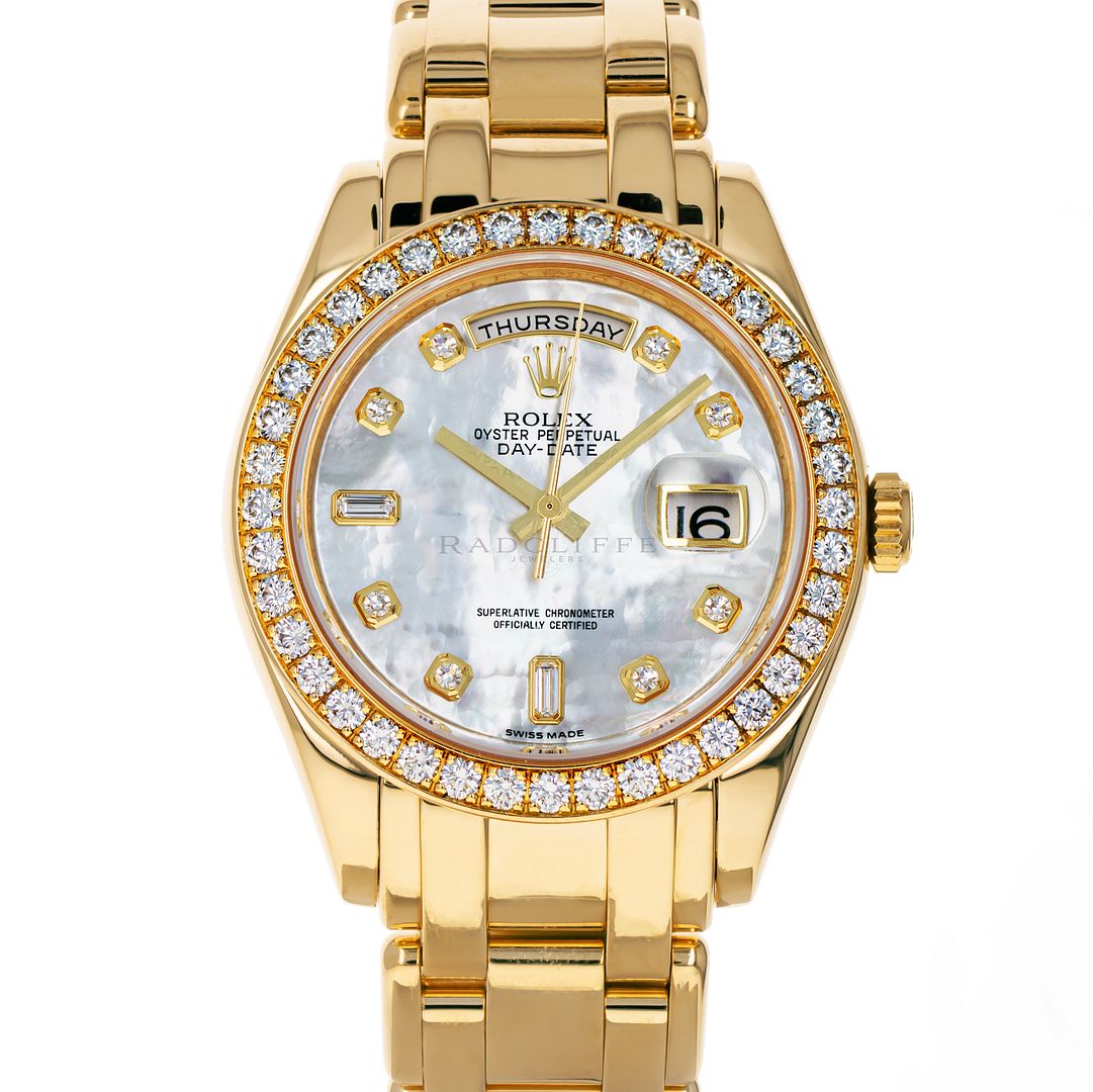 47 500 USD Rolex 18948 Mother of Pearl Diamond Pearlmaster