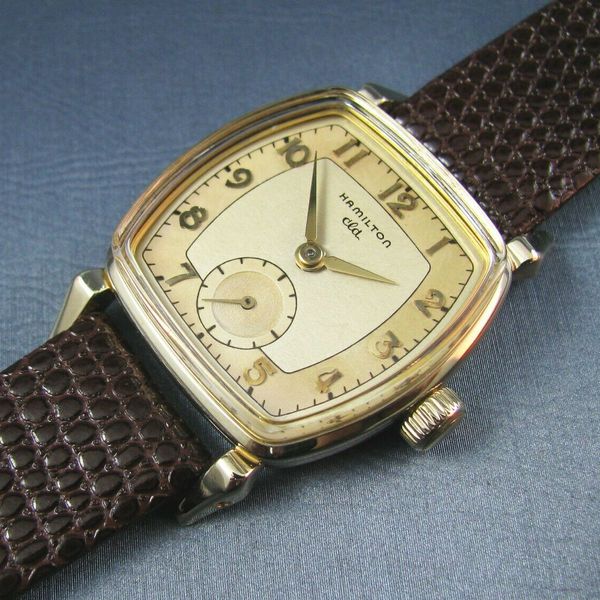 Hamilton Beldon Rare Vintage Hamilton BELDON CLD 10k Gold GF Hand Wind Mens Watch 747 ...