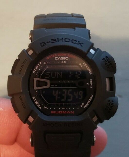 H942 Vintage Casio G-Shock Mudman Digital Quartz Watch G