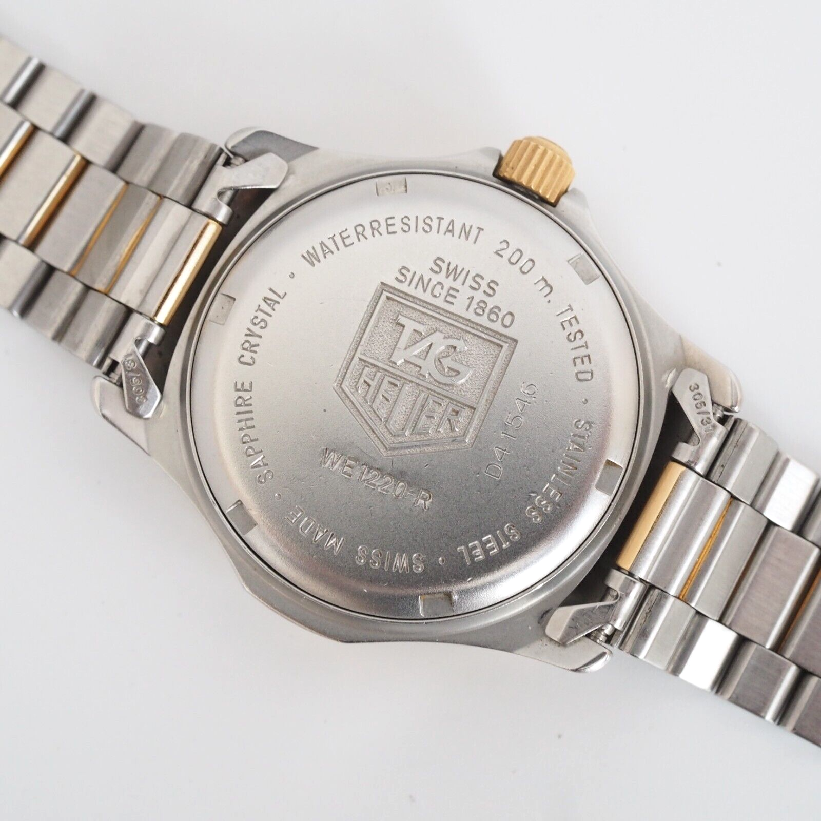 TAG Heuer 2000 WE1220-R Quartz Gold Dial 200M 34 mm Midsize Men's