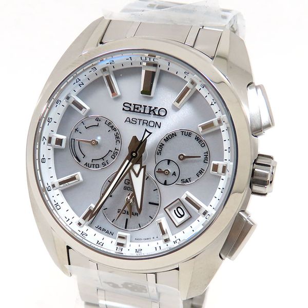 SEIKO Seiko Astron 5X Series SBXC063 5X53-0AV0 Silver Dial Titanium ...