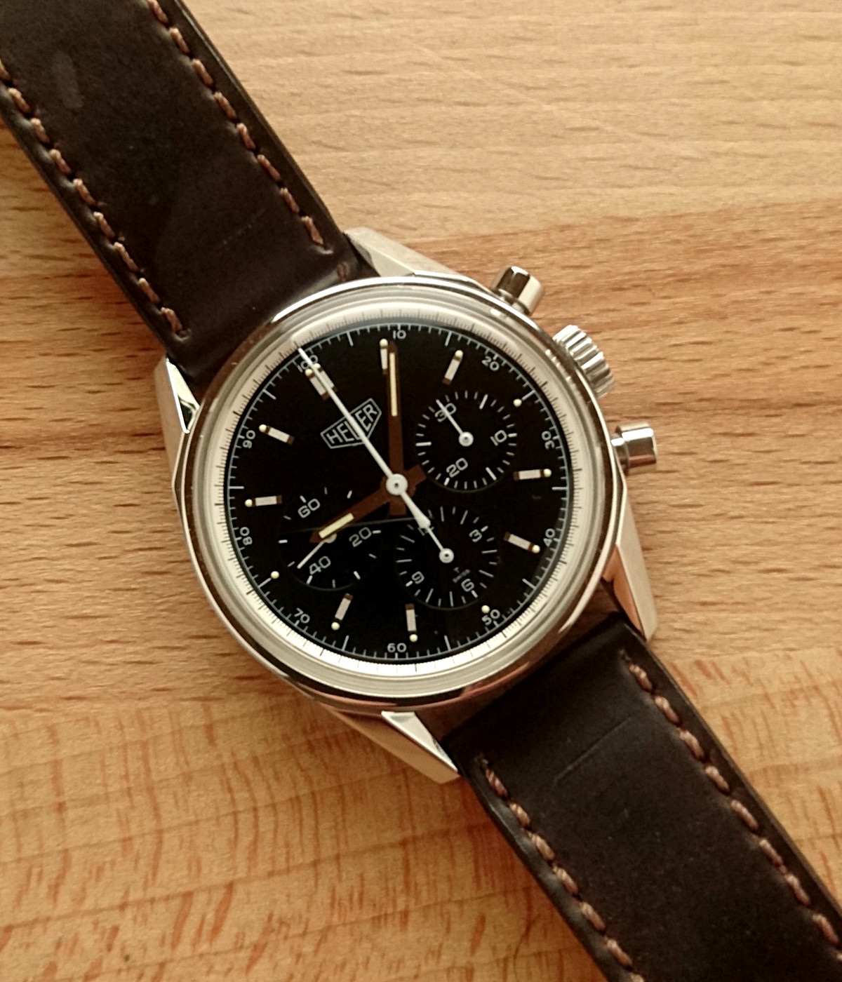 SOLD: Heuer Carrera Re-edition 1964 CS3111 - Serviced 7/17 | WatchCharts