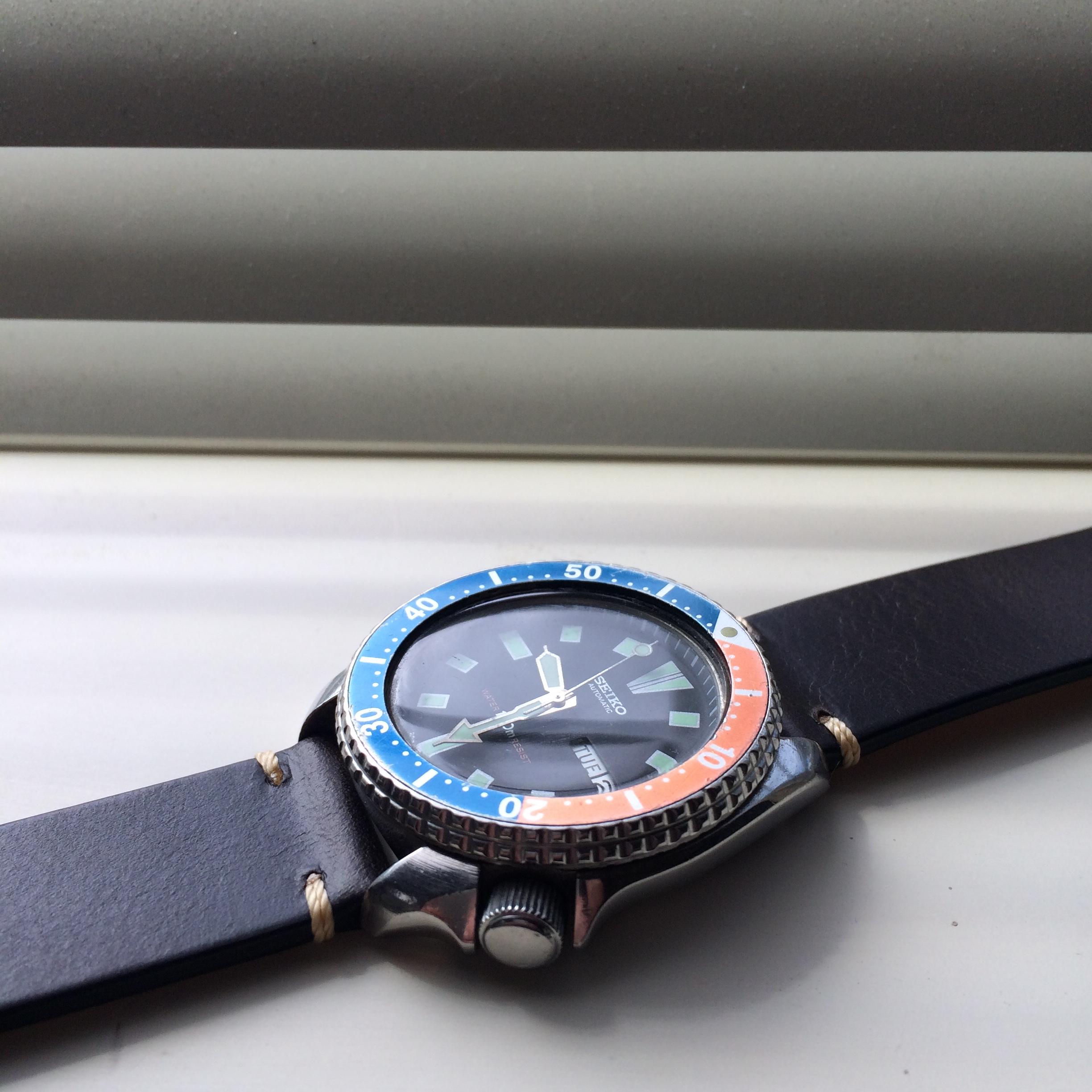 WTS] Seiko 6809-7290 faded pepsi bezel diver watch 1985 | WatchCharts