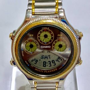 美品 OLD CASIO BGP-250 MULTI PLANNER 時計 稼働 極美品 Casio BGP-250 Multi planner - メルカリ