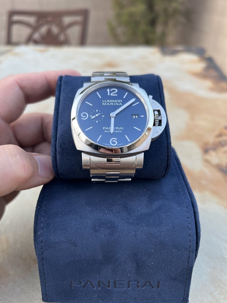 6 350 USD FS Panerai 1316 Luminor 44mm Automatic Blue Sunburst