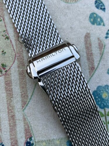 Hamilton Stainless Steel Mesh Watch Strap H6053841041 20mm