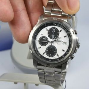 Seiko SND119P1 Chronograph Watch Panda Mens 7t92-0BF0 new open box pappers  RARE | WatchCharts