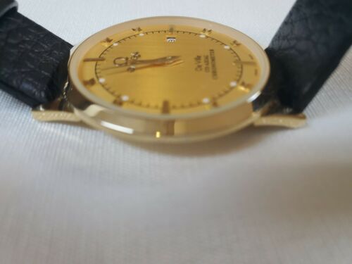 Omega De Ville co-axial Chronometer Swiss 1403 gold tone men's