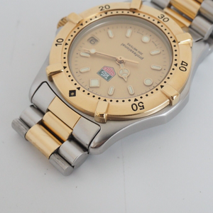 TAG Heuer 2000 WE1220-R Quartz Gold Dial 200M 34 mm Midsize Men's