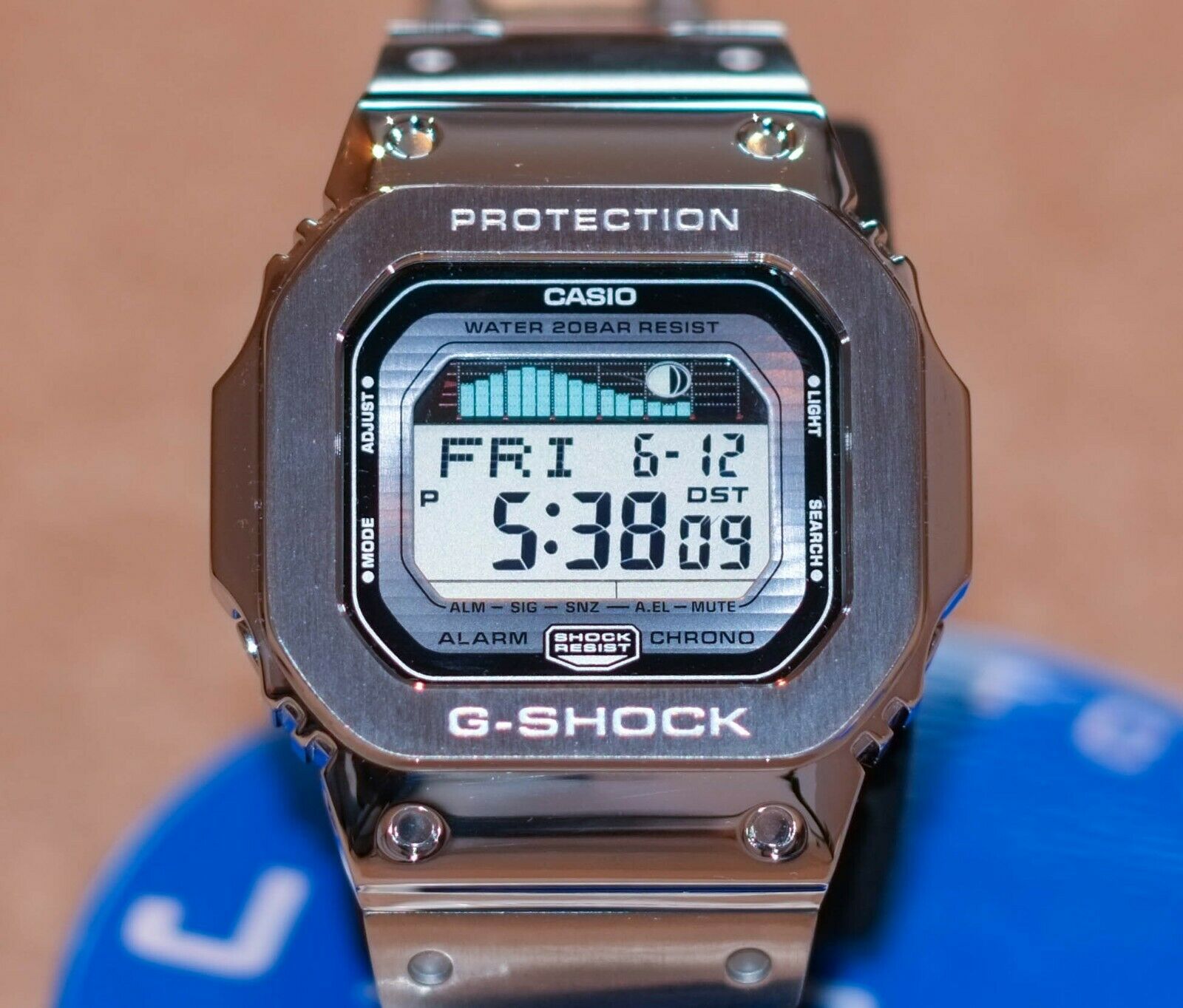 Casio G Shock GLX 5600 G Lide Full Metal Bezel and Bracelet