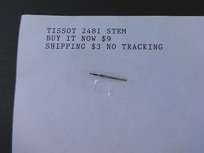 TISSOT 2481 Stem Watch Parts New Old Stock WatchCharts