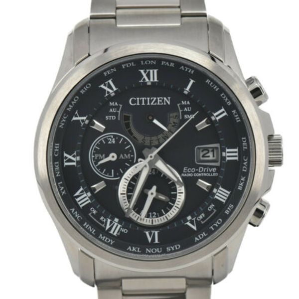 CITIZEN H820R006622/AT908057E Radio control Ecodrive Men's Watch D