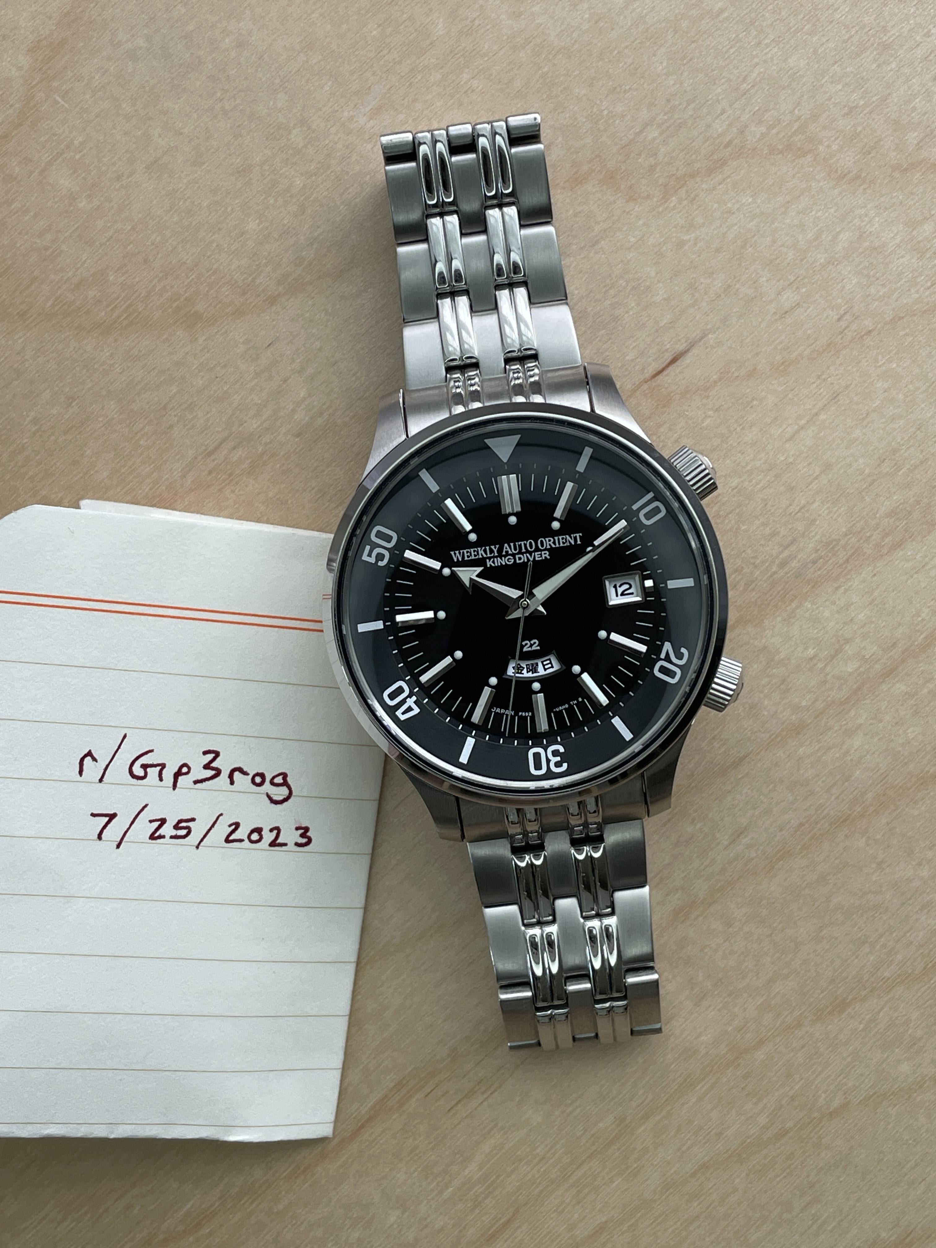 WTS] Orient King Diver 70th Anniversary LTD Edition (Black Dial