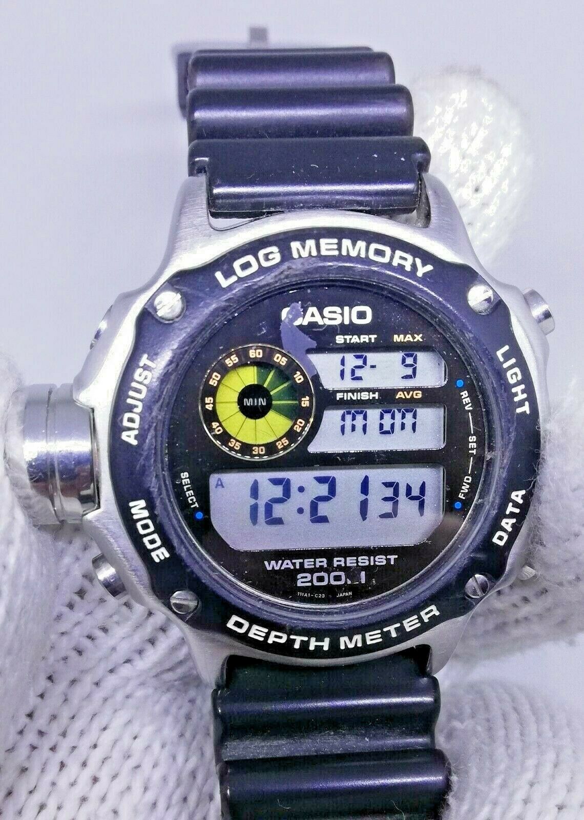 Casio DEP-510 Module 973 Air Divers 200m Japan Vintage Rare Wrist 