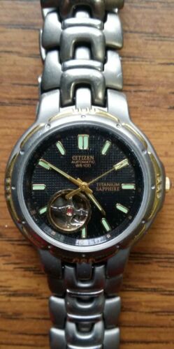 激安ブランド CITIZEN 8228-S81683 Titanium Automatic Watch Skeleton Dial テープ・マスキングテープ