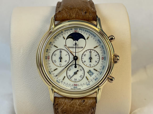 FS Jaeger LeCoultre Odysseus 165.7.3 Chronograph Moon Phase 18 Kt Just JLC Serviced WatchCharts Marketplace