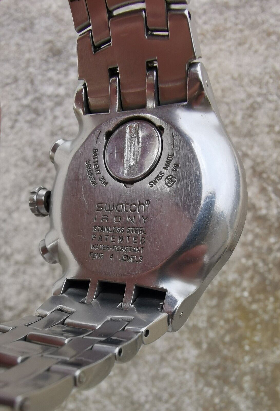 Swatch Irony the Chrono YOS414G Get Fly Black Back Swiss Watch