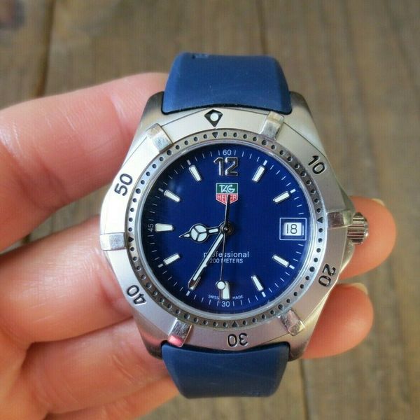 Tag Heuer Professional 200 Meter WK1113-0 Blue Dial Men's Quartz