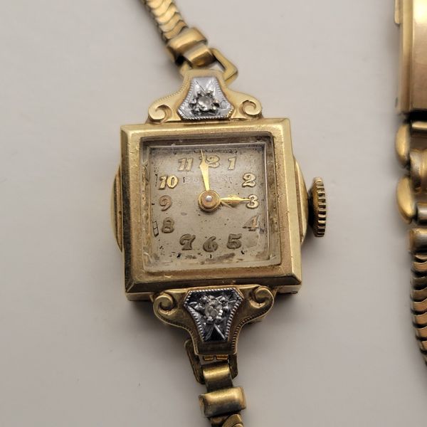 VTG Bulova 19 Ladies 21 Jewels Watch 10k Gold Filled Winds/Ticks ...