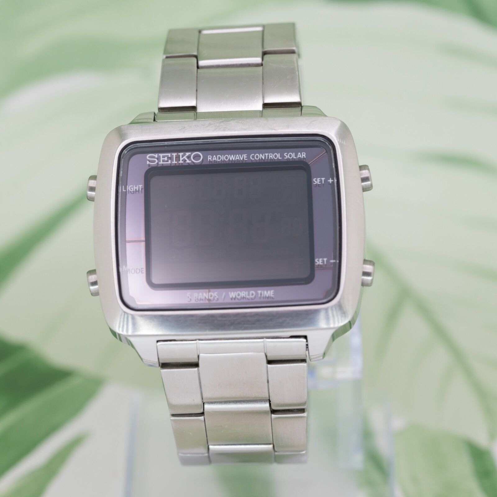 SEIKO S760-0AB0 SPIRIT SOLAR WR 10 BAR RADIO CONTROL WATCH