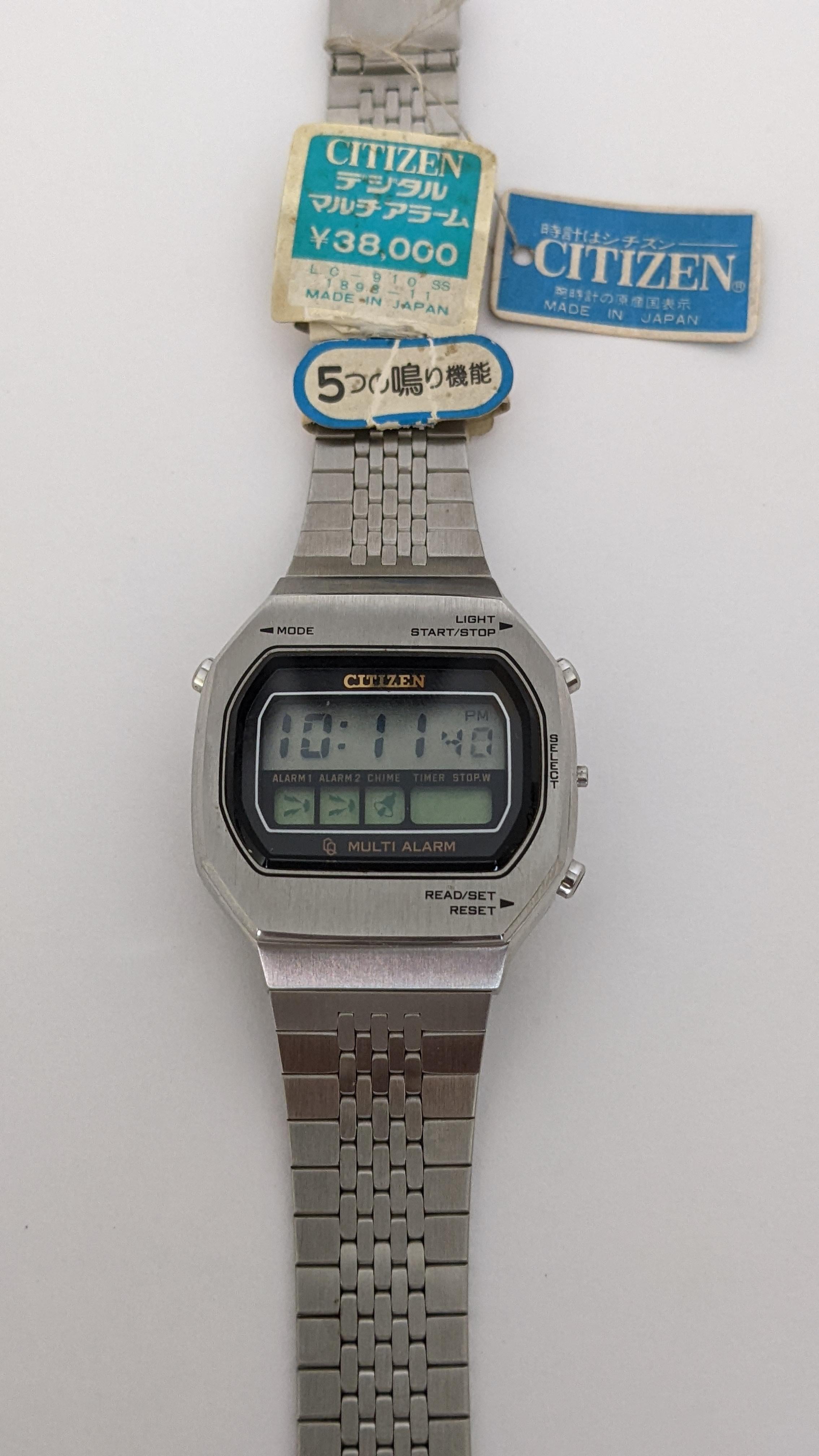 WTS] Citizen Multi Alarm 40-1013, Dead Stock from 1978 