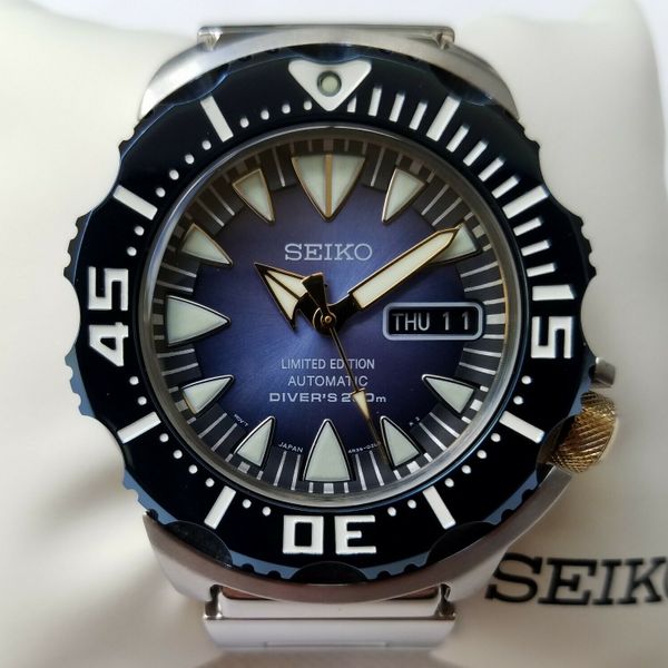 Seiko 2nd Gen Monster SRP455 Limited Edition 100th Anniversary ...