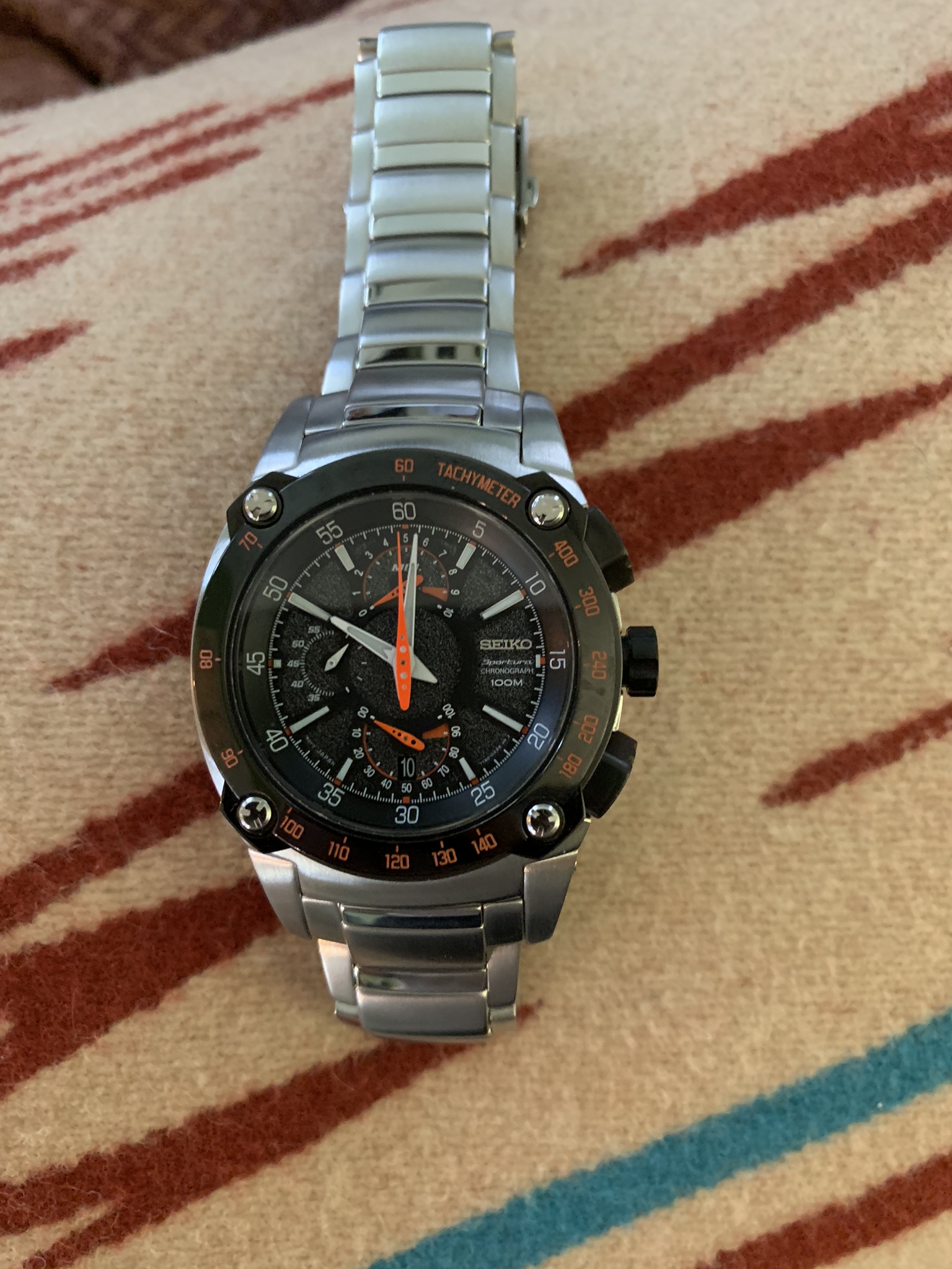 FSOT - $180 - Seiko Sportura SPC039P1 - double retrograde 