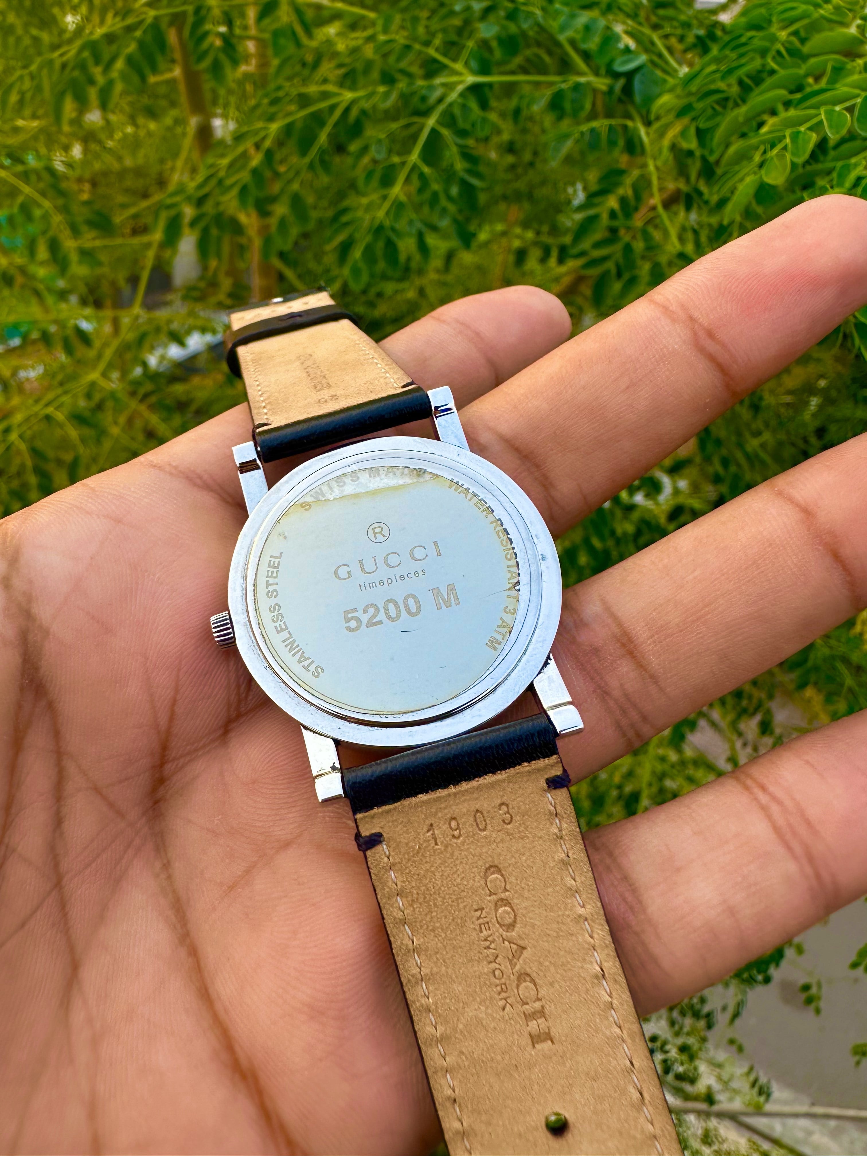 WTS] NOS GUCCI 5200M – Swiss Made – Black Dial ––––– $250 USD ONLY
