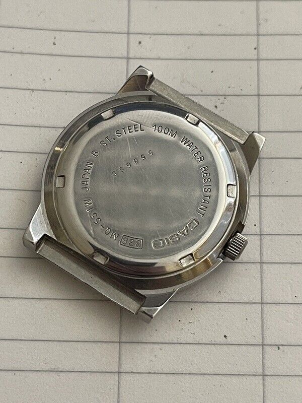 orologio casio mq-551w eta 555.425 vintage watch spare repair