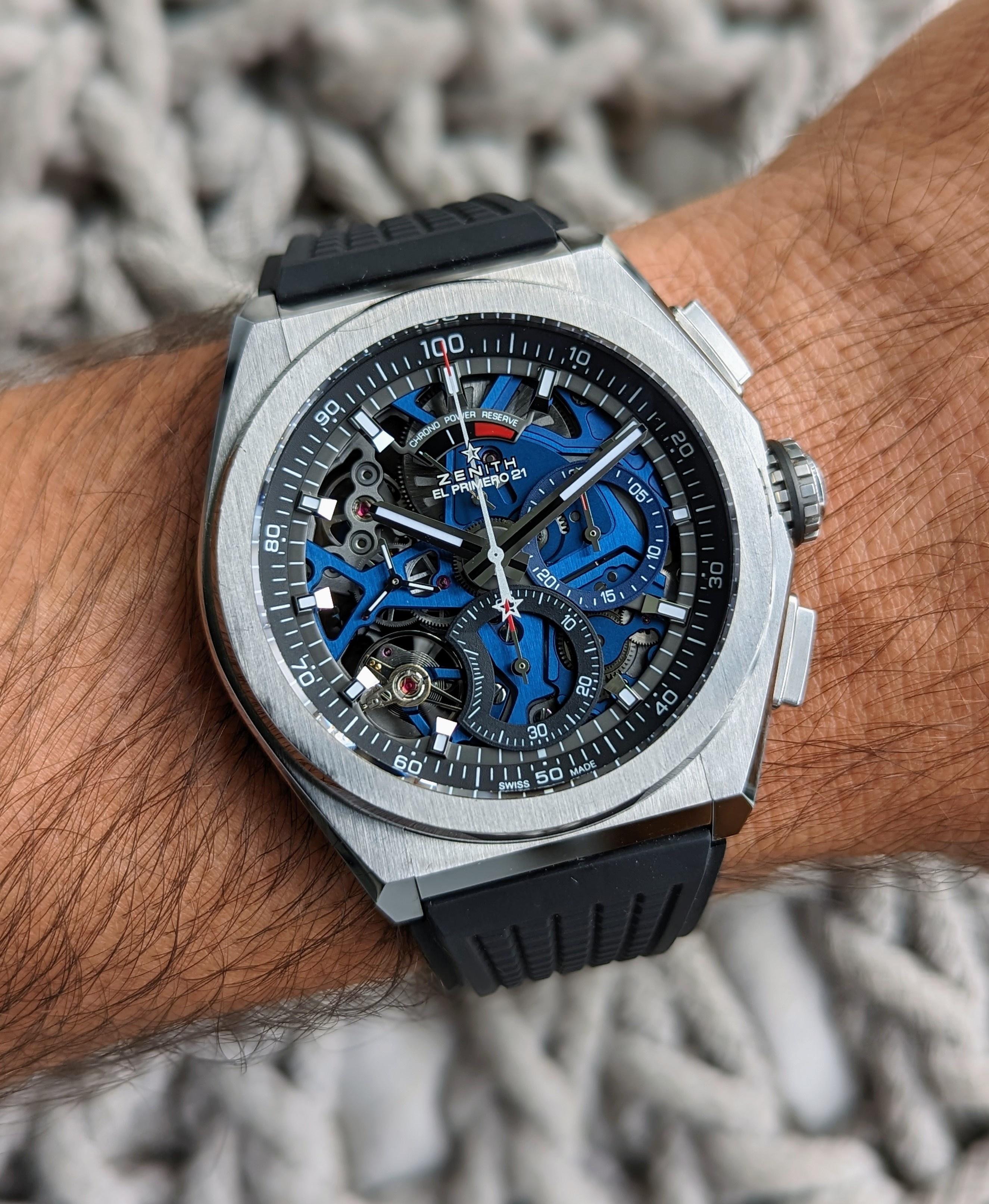 Zenith defy el 2024 primero 21 blue