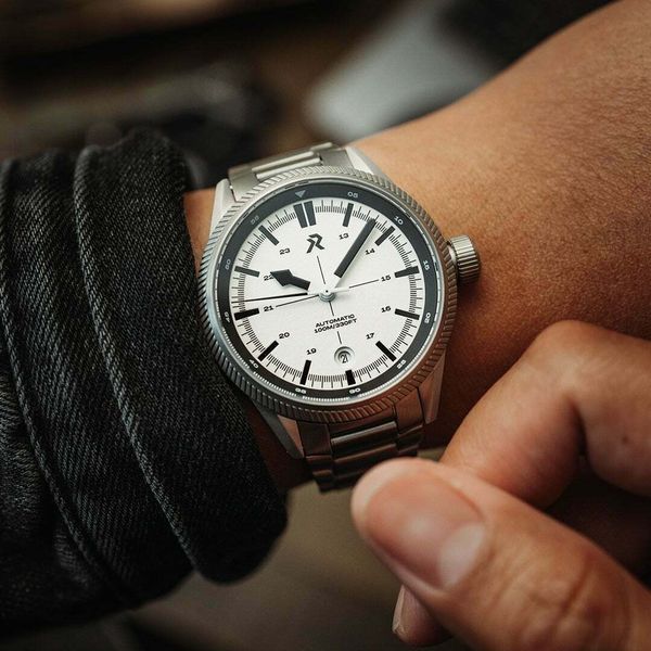RZE Fortitude Cruiser White Titanium LE Pilot Watch | WatchCharts ...