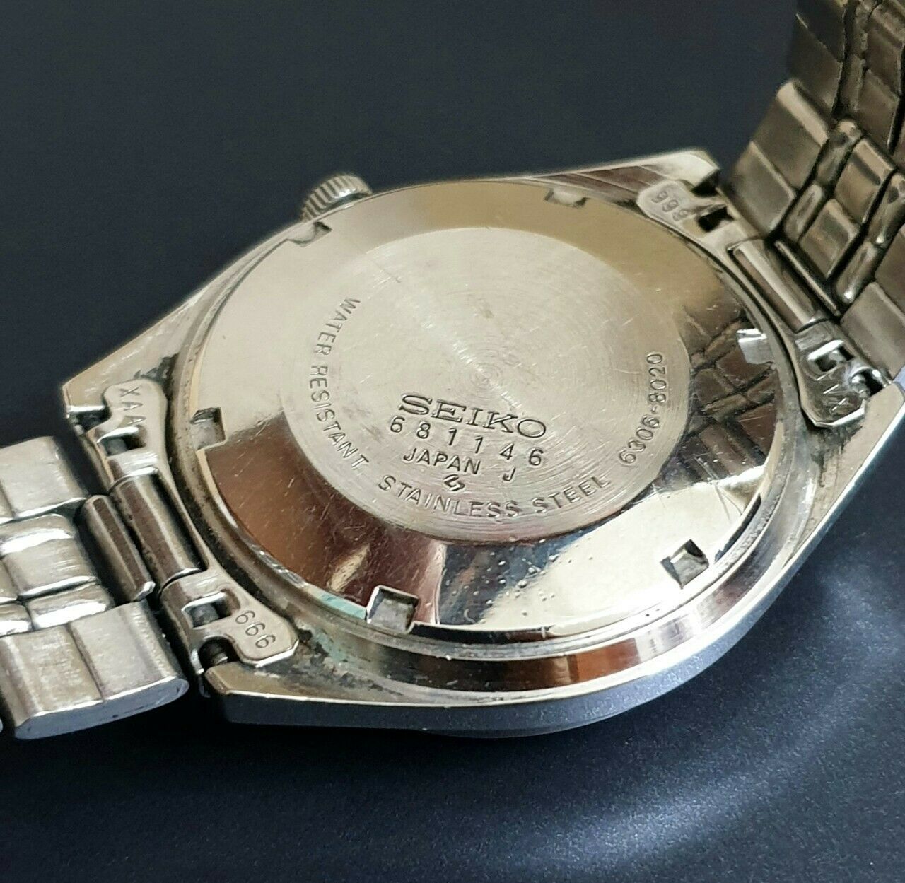 Seiko Actus SS 6306-8020 Green Dial Kanji Auto VTG Aug 1976