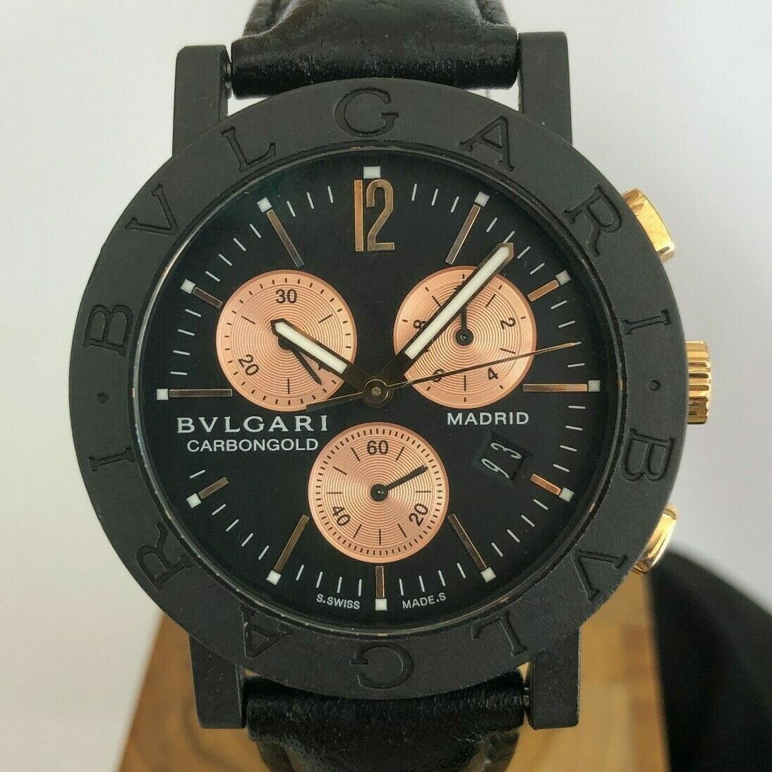 Orologio bulgari carbon 2025 gold oro rosa