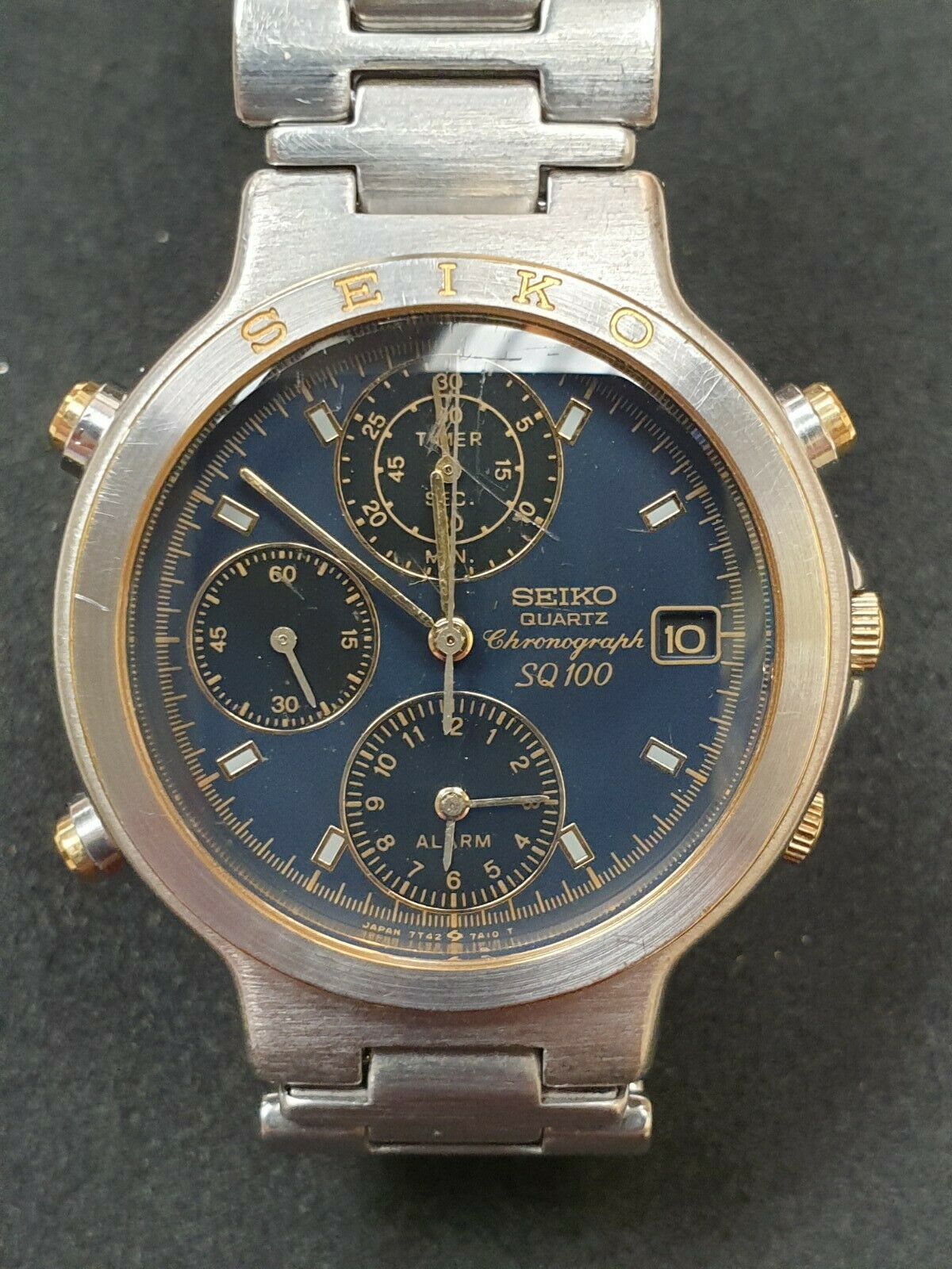 Seiko Quarts Chronograph SQ 100 7T42-7A00 | WatchCharts Marketplace
