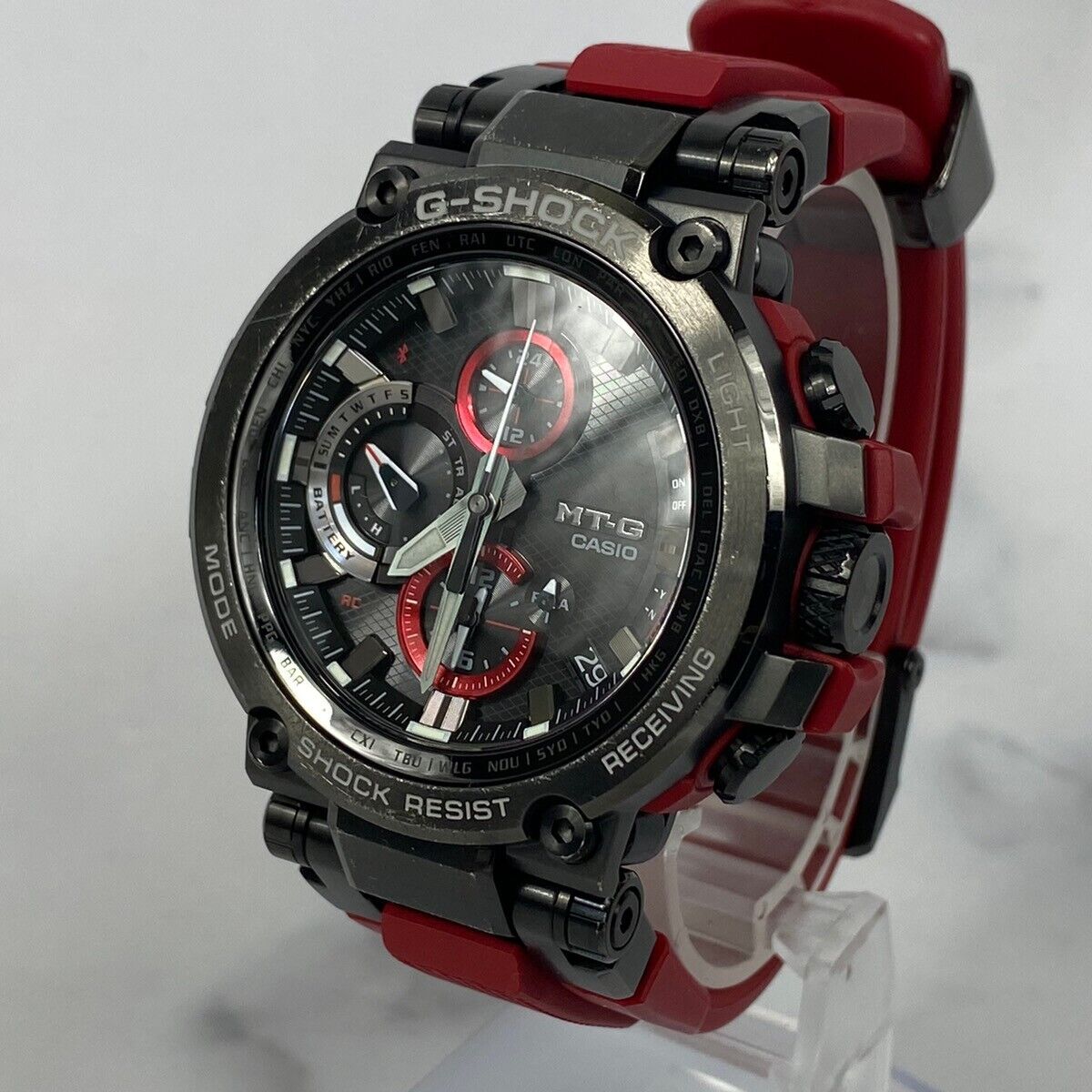 CASIO G-Shock MT-G MTG-B1000B-1A4JF Mens Watch Red Black Color 