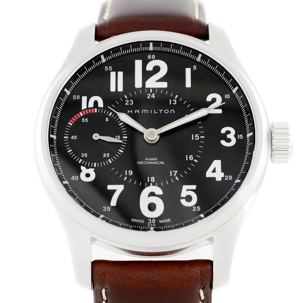 Internally inspected HAMILTON Hamilton khaki field mechanical officer ...