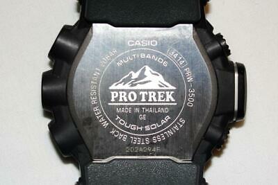 CASIO 3414 PRW-3000 QUARTZ DIGITAL WATCH PRO TREK SOLAR Worn