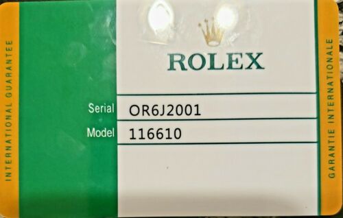 rolex serial number or6j2001 price