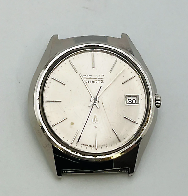 Seiko 3802-7010 quartz antique date function body stainless steel