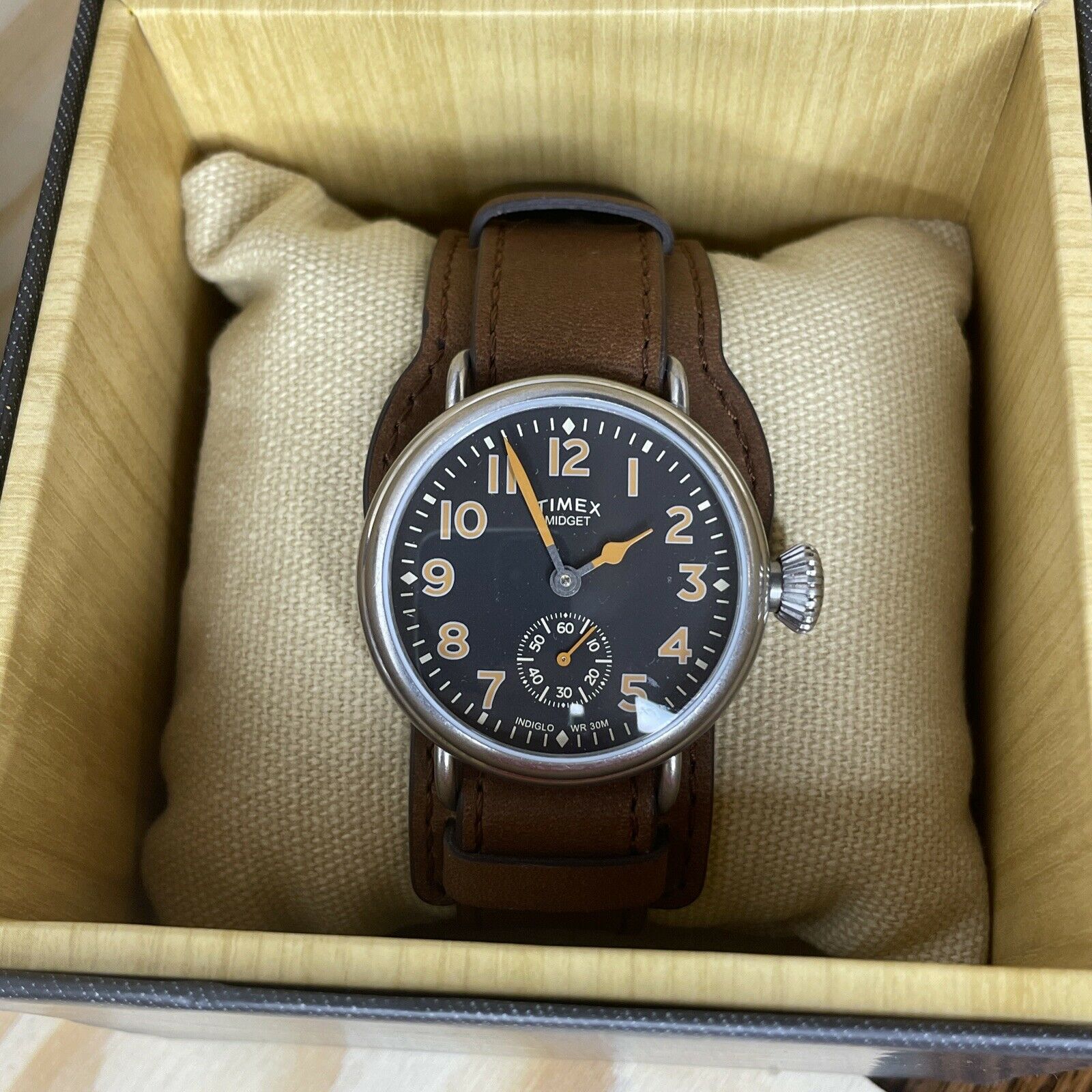 Timex MIDGET Watch 38mm Black Dial Japan Limited Edition WWI