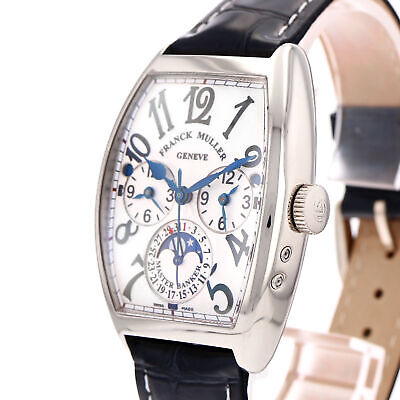 Franck Muller Master Banker 6850 MB L DT 47mm White Gold Watch