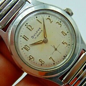 Vintage Bulova 1960 Svp 1 Waterproof 17 Jewel Gents Thin Wrist Watch |  Watchcharts