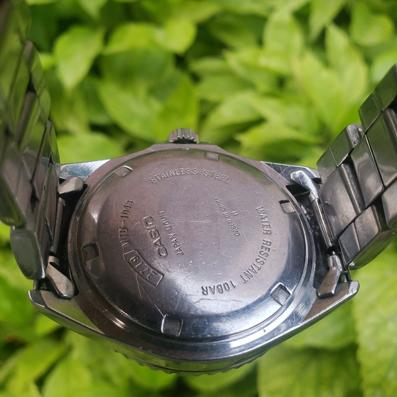 Rare vintage Casio divers MTD-1043 Stainless Steel Quartz Men