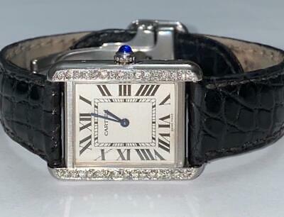 CARTIER TANK SOLO QUARTZ DIAMOND WATCH WatchCharts Marketplace