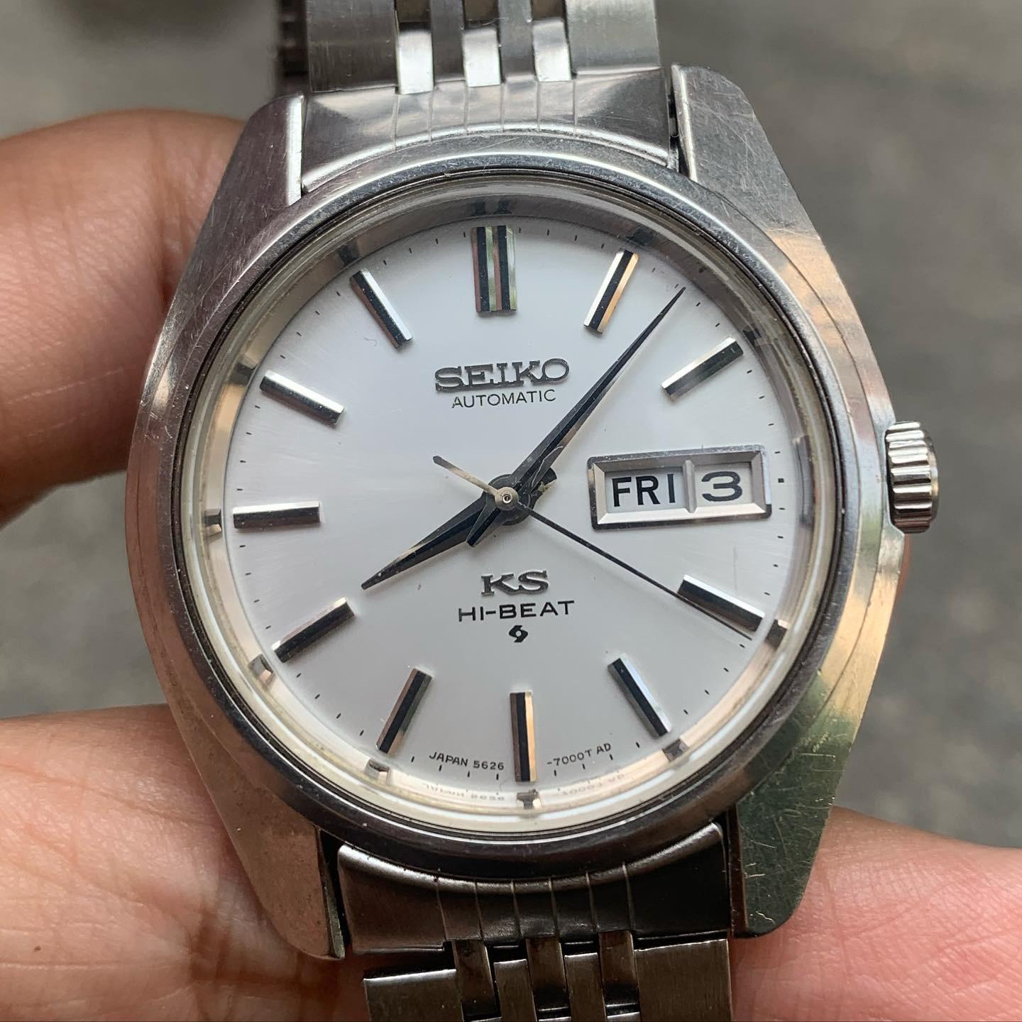 SEIKO KS HI-BEAT Ref：5626-7000 キングセイコー メダリオン KSメダル デイデイト 自動巻き メンズ 腕時計  11653(セイコー)｜売買されたオークション情報、yahooの商品情報をアーカイブ公開 - オークフ その他